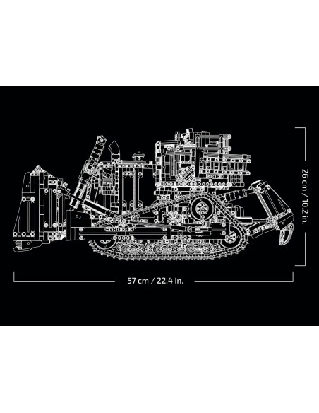Lego - Bulldozer Cat D11 controllato da app - Technic - 42131-3