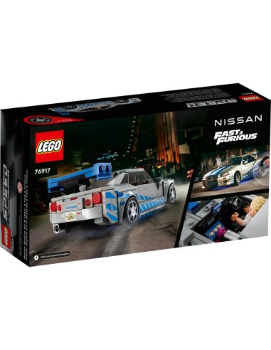 Lego - 2 Fast 2 Furious Nissan Skyline GT-R (R34) - Speed Champions - 76917-3