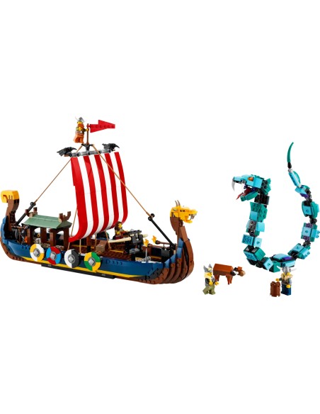 Lego Creator - Nave vichinga e Jörmungandr - 31132.jpg