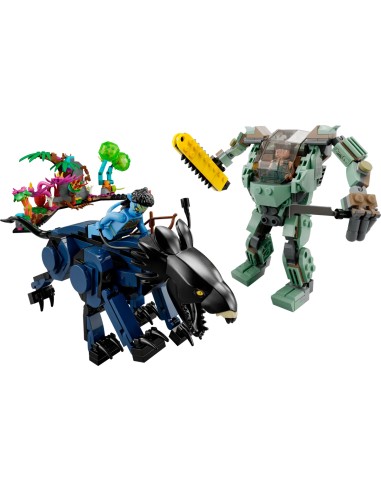 Lego Avatar - Neytiri e Thanator vs. Quaritch con tuta AMP - 75571