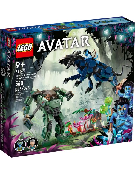 Lego Avatar - Neytiri e Thanator vs. Quaritch con tuta AMP - 75571