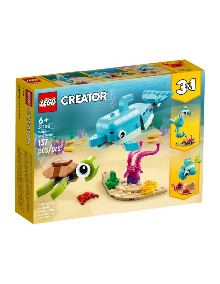Lego Creator - Delfino e tartaruga - 31128