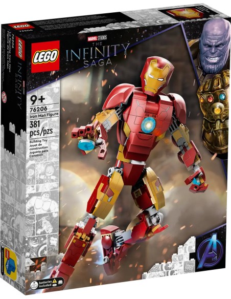 Lego Marvel - Personaggio di Iron Man - 76206