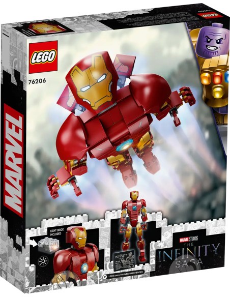 Lego Marvel - Personaggio di Iron Man - 76206 - Tempus Doni Giochi