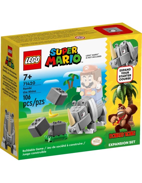 Lego Super Mario - Pack di espansione Rambi il rinoceronte - 71420