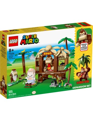 Lego Super Mario - Pack di espansione Casa sull'albero di Donkey Kong - 71424