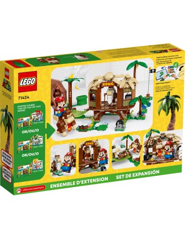 Lego Super Mario - Pack di espansione Casa sull'albero di Donkey Kong - 71424