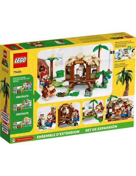 Lego Super Mario - Pack di espansione Casa sull'albero di Donkey Kong - 71424