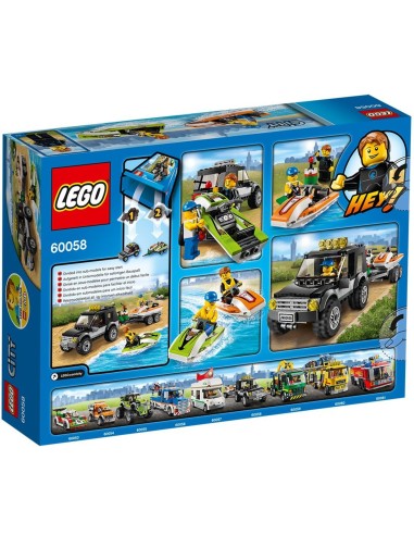 Lego City - SUV con moto d'acqua - 60058