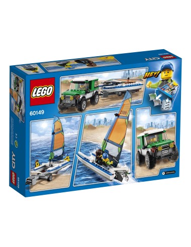 Lego City - Pick up 4x4 con catamarano - 60149