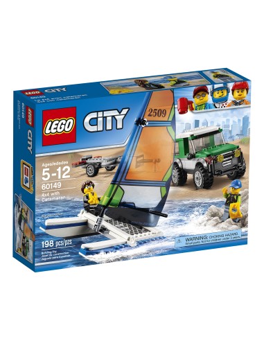 Lego City - Pick up 4x4 con catamarano - 60149