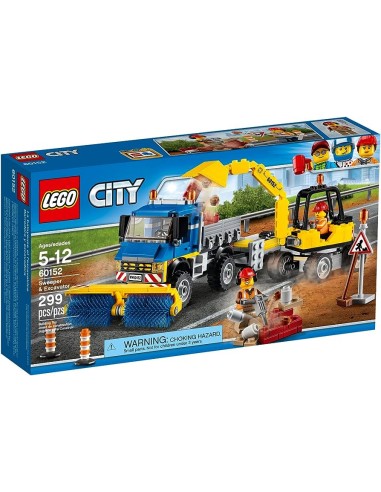 Lego City - Spazzatrice ed escavatore - 60152