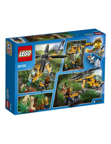 Lego City - Elicottero da carico della giungla - 60158
