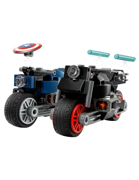 Lego - Motociclette di Black Widow e Captain America - Marvel - 76260 -3