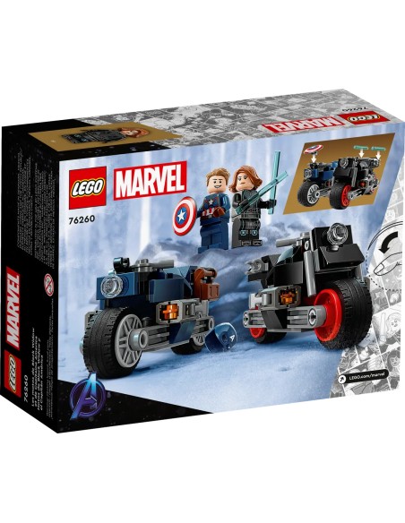 Lego - Motociclette di Black Widow e Captain America - Marvel - 76260 -5