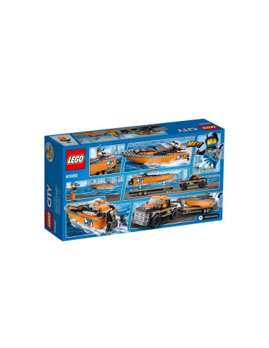 Lego City - 4x4 trasporta motoscafo - 60085
