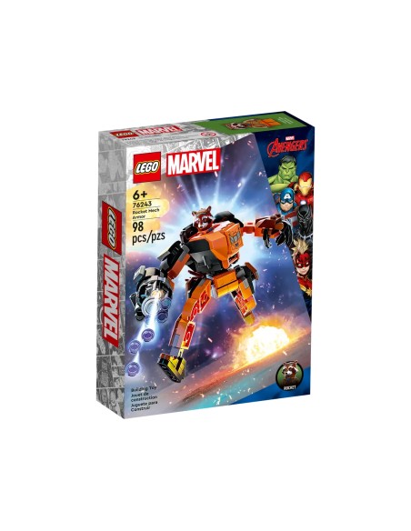 Lego - Armatura Mech Rocket - Marvel - 76243