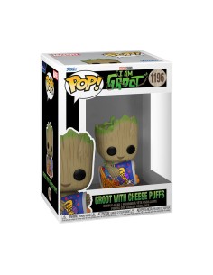 Funko Pop Marvel - I Am Groot - Groot With Cheese Puffs - 1196