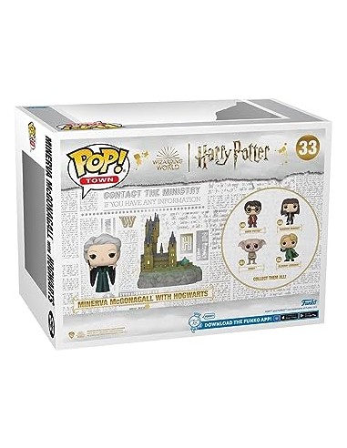 Funko Pop Town - Harry Potter - Minerva McGonagall With Hogwarts - 33