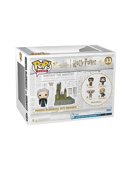Funko Pop Town - Harry Potter - Minerva McGonagall With Hogwarts - 33
