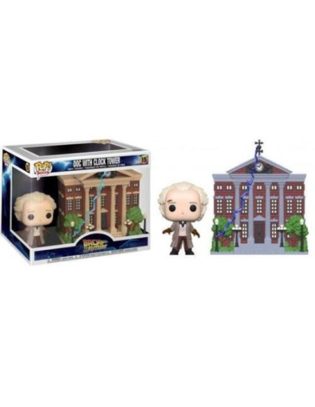 Funko Pop Town - Back To The Future - Doc With Clock Tower - 15