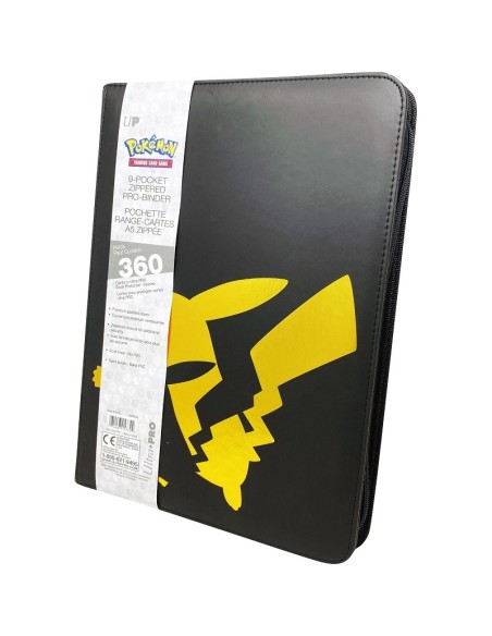 Pokemon - Pikachu 9-Pocket Zippered PRO-Binder - 360 Carte