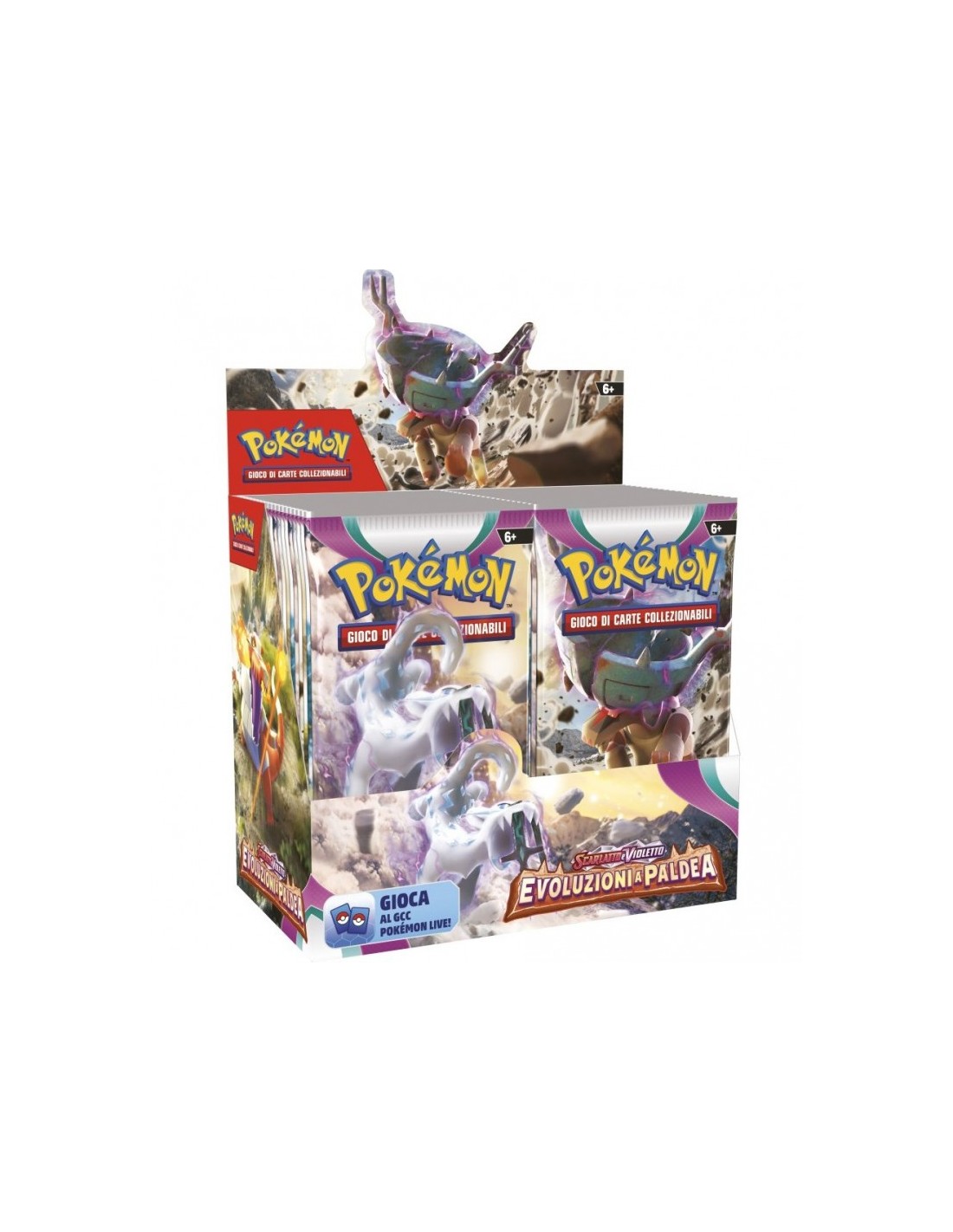 Pokemon - Box 36 Buste - Scarlatto e Violetto - Evoluzioni A Paldea - (ITA)  - Tempus Doni Giochi