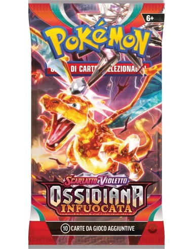 Pokemon - Busta Singola - Scarlatto e Violetto - Ossidiana Infuocata - (ITA)