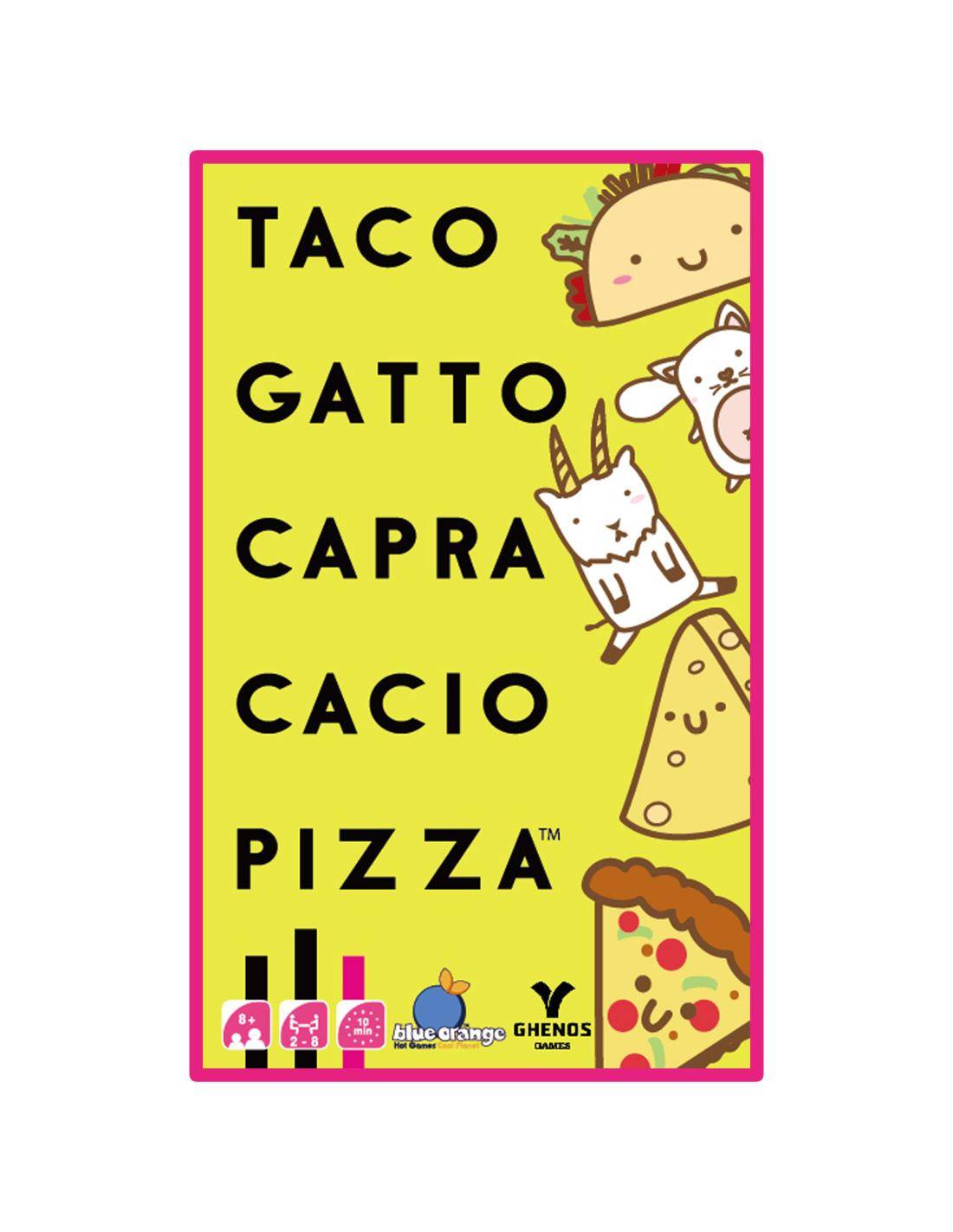 Ghenos Games - Taco Gatto Capra Cacio Pizza - Tempus Doni Giochi