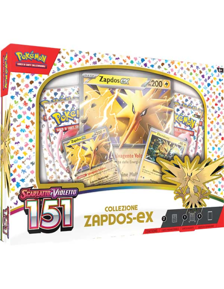 Pokemon - Scarlatto E Violetto - 151 - Collezione ZAPDOS - EX - (ITA)