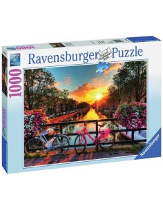 Ravensburger - Biciclette ad Amsterdam - 19606 -  Puzzle 1000 pezzi
