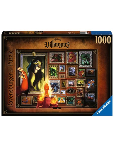 Ravensburger - Disney Villainous Scar - 16524 - Puzzle 1000 pezzi
