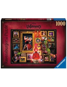 Ravensburger - Disney Villainous - Queen of Hearts - 15026 - Puzzle 1000 pezzi