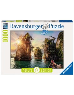Ravensburger - Rocce di Cheow Lan Thailandia - 13968 - Puzzle 1000 pezzi