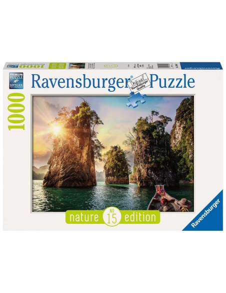 Ravensburger - Rocce di Cheow Lan Thailandia - 13968 - Puzzle 1000 pezzi