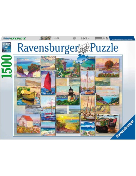 Ravensburger - Collage costiero - 16820 - Puzzle 1500 pezzi