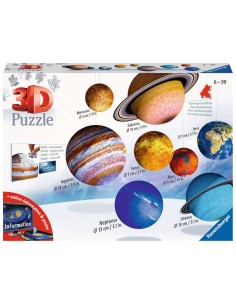 Ravensburger - Il Sistema Planetario - 11668 - Puzzle 3D 540 pezzi