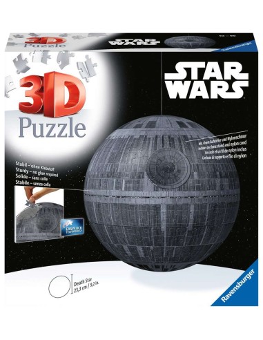 Ravensburger - Star Wars Death Star - 11555 - Puzzle 3D 543 pezzi - Tempus  Doni Giochi