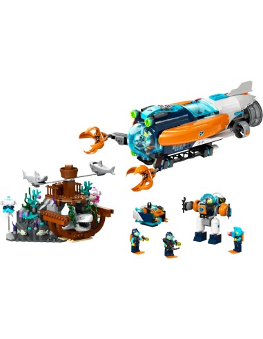 Lego Citi - Sottomarino per esplorazioni abissali - 60379