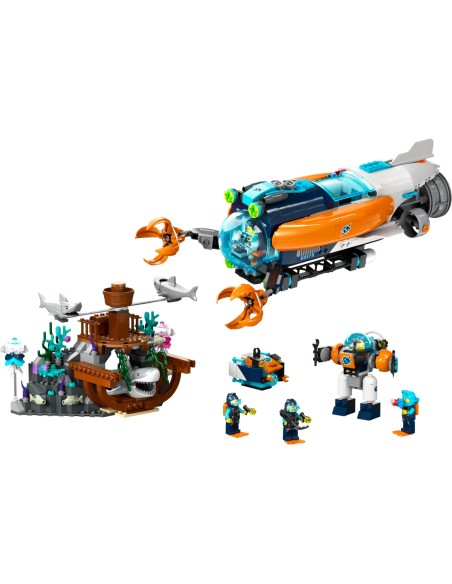 Lego Citi - Sottomarino per esplorazioni abissali - 60379
