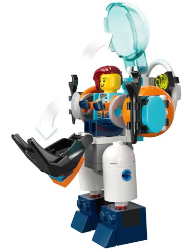 Lego Citi - Sottomarino per esplorazioni abissali - 60379