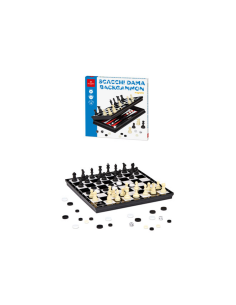 Scacchi Dama Backgammon "magnetic" - Dal Negro - 539727