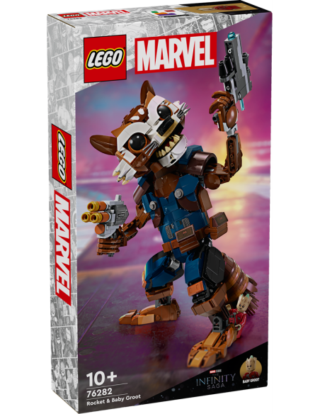 Lego Marvel - Rocket e Baby Groot - 76282