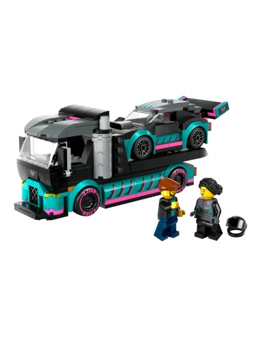 Lego Citi - Auto da corsa e trasportatore - 60406