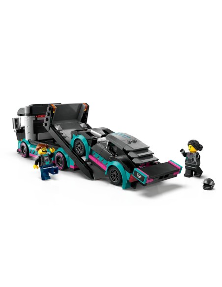 Lego Citi - Auto da corsa e trasportatore - 60406