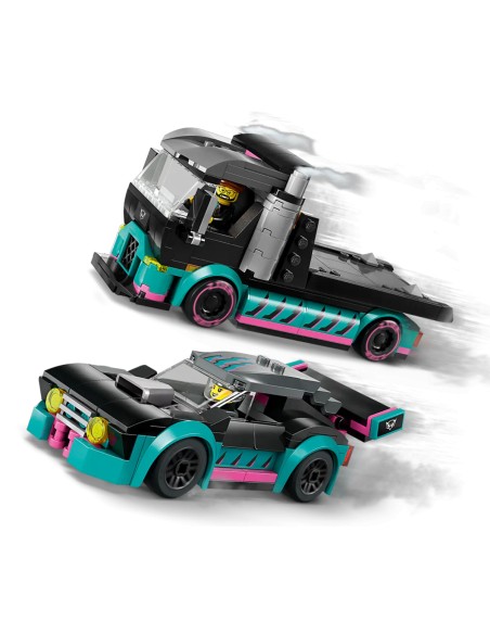 Lego Citi - Auto da corsa e trasportatore - 60406