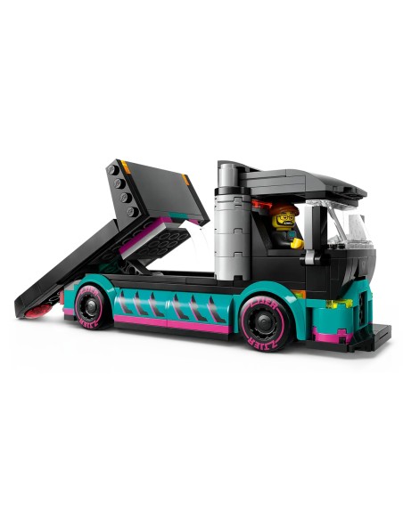 Lego Citi - Auto da corsa e trasportatore - 60406