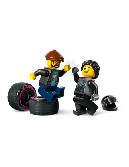 Lego Citi - Auto da corsa e trasportatore - 60406