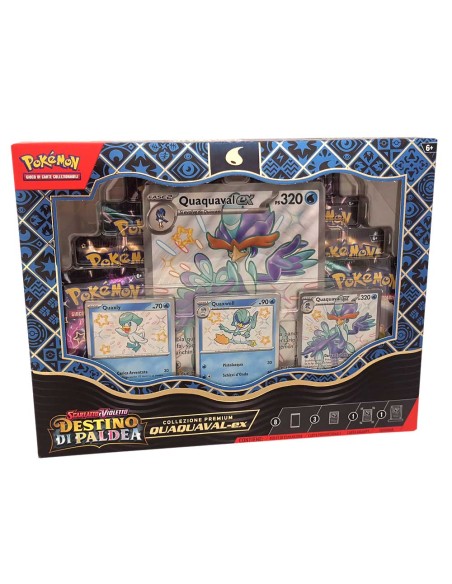 Pokemon - Destino Di Paldea - Collezione Premium - Quaquaval - Ex
