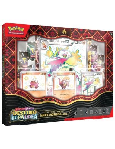 Pokemon - Destino Di Paldea - Collezione Premium - Skeledirge - Ex